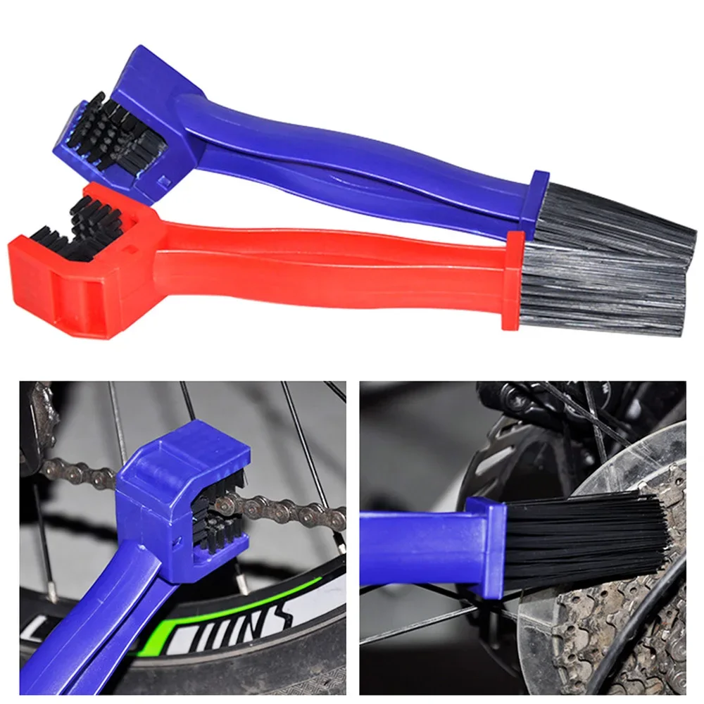 

Plastic Cycling Motorcycle Bicycle Chain Clean Brush Gear Grunge Brush Cleaner Outdoor Cleaner Scrubber bisiklet Tools