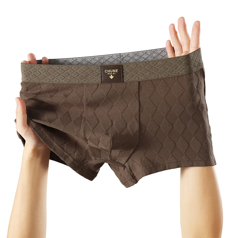 

трусы мужские, Мужское хлопковое нижнее белье из трех предметов, трусы с ромбами, однотонные мужские трусы, высокоэластичное нижнее белье для мужчин, шорты-боксеры