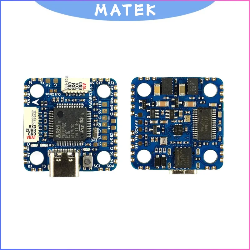

Контроллер полета MatekF405-MiniTE STM32F405 для FPV дрона с поддержкой OSD Baro Blackbox ArduPilot INAV Обновление для F722-MiniSE