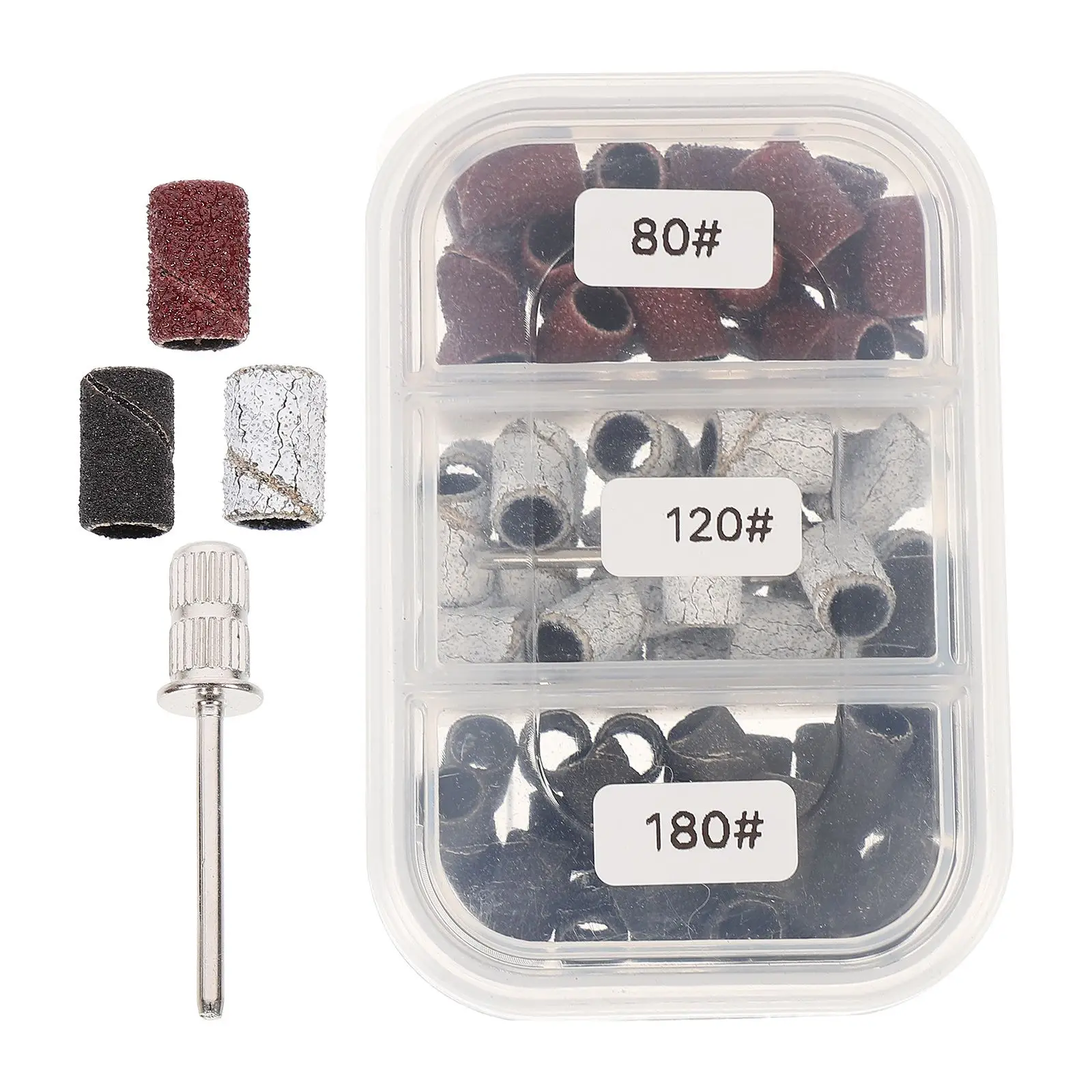 

75pcs Polishing Sand Nail Manicure Tool Lightweight Compact Material Home Salon Professional Nail Grinding Dead