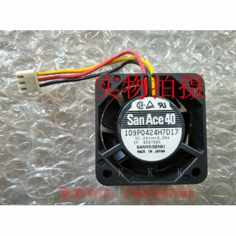 

C 1 шт. для SANYO 109P0424H7D17 4 см 4015 24 В 0,08 А 3-проводной инверторный вентилятор