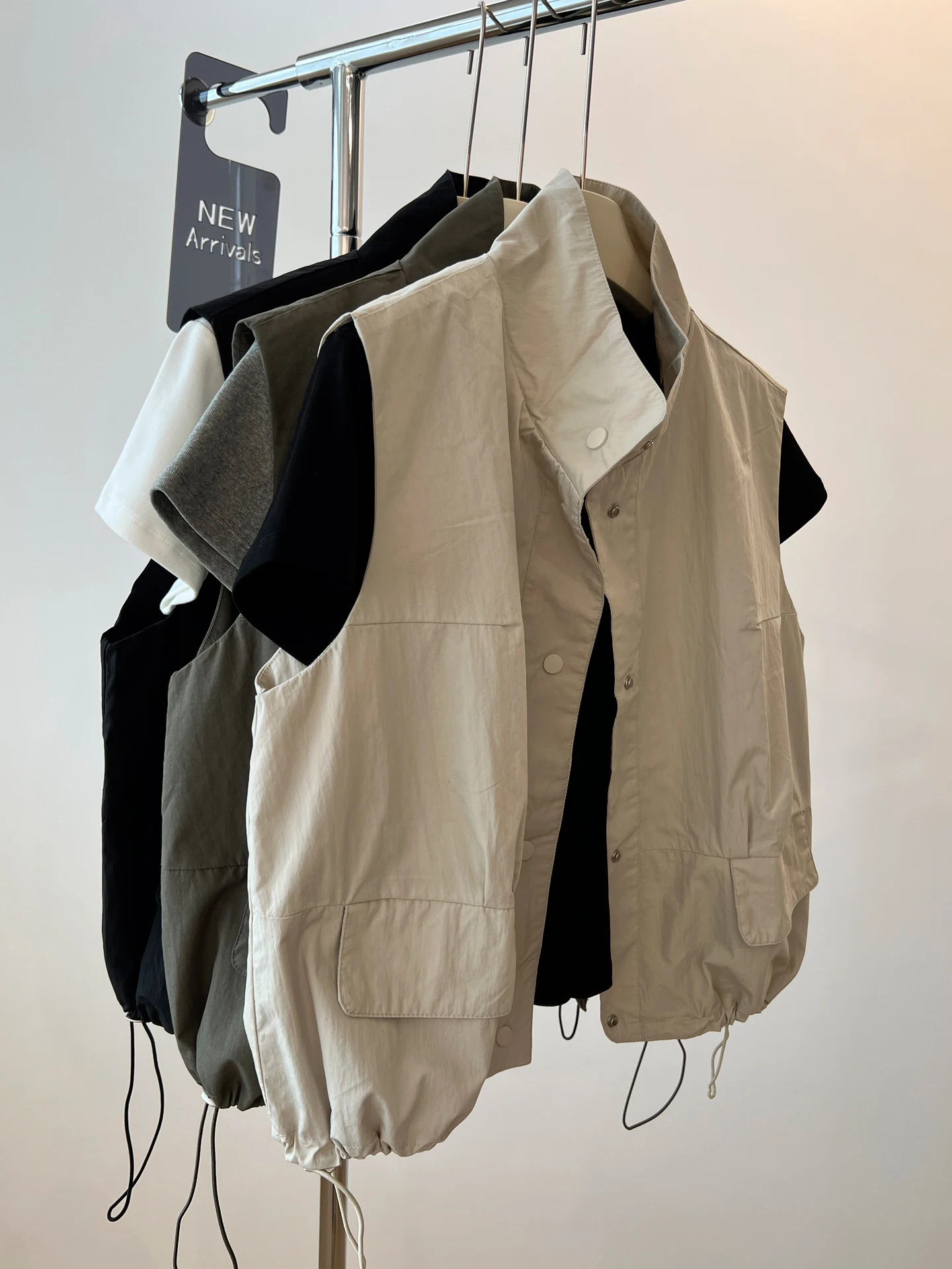 

Vests Waistcoats Thick Womens Waistcoat Buttons Autumn Lambswool Draped Lapels Fringed Cottagecore Academia Varsity Patchwork OL