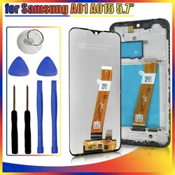 A015 LCD for Samsung Galaxy A01 LCD display A015F Touch Screen Assembly Replacement for Samsung A01 A015F A015M LCD With Frame