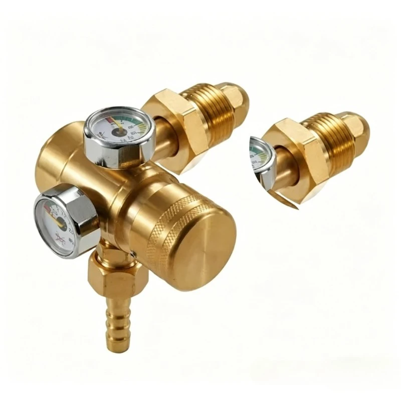 Pure Copper Oxygen Meter Anti-Drop Acetylene Meter, Propane Meter, Pressure Gauge Pressure Reducer Energy Saving