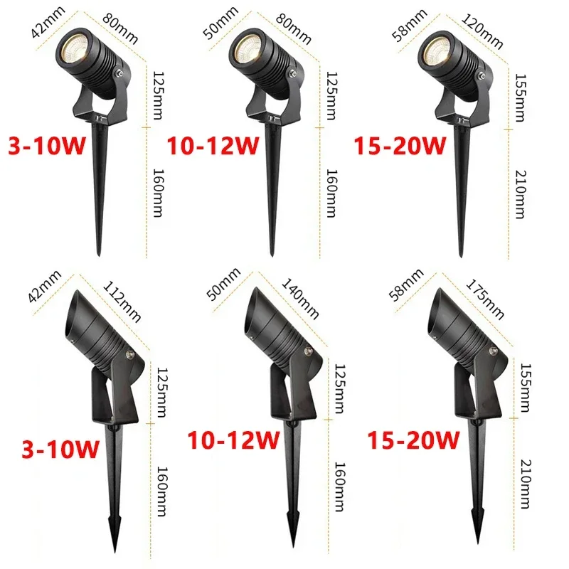 Spike Lawn Lamp Wat…