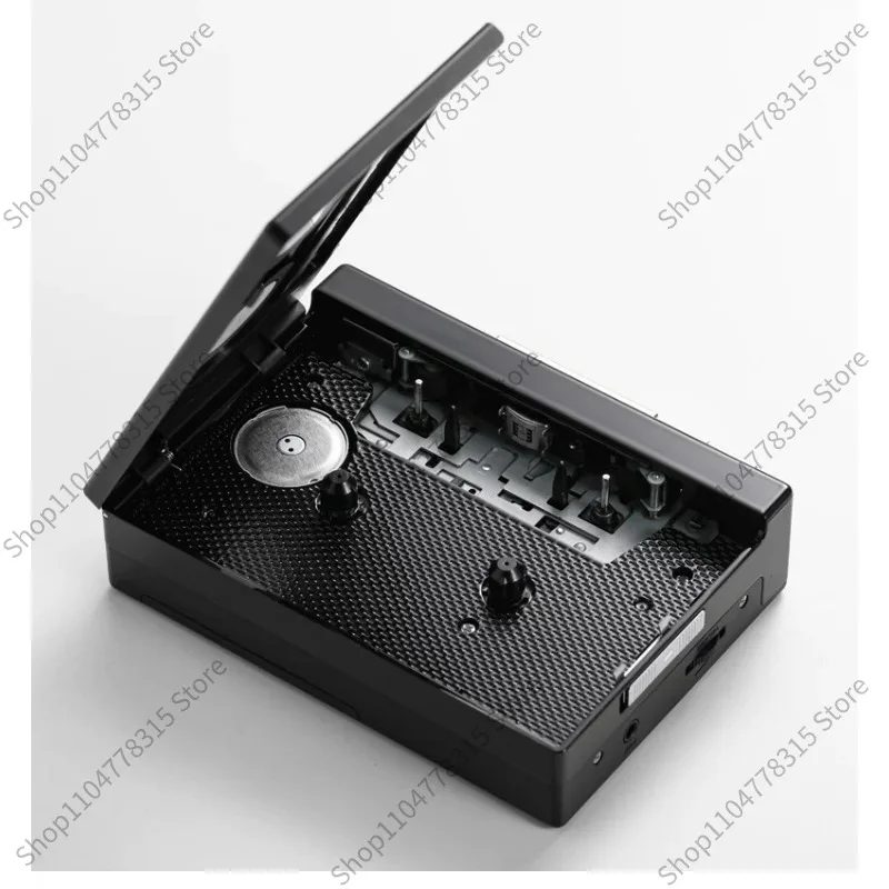 For Retro Stereo Cassette Walkman, Portable Tape Player with Bluetooth Speaker, FM Radio & Auto‑Reverse Function