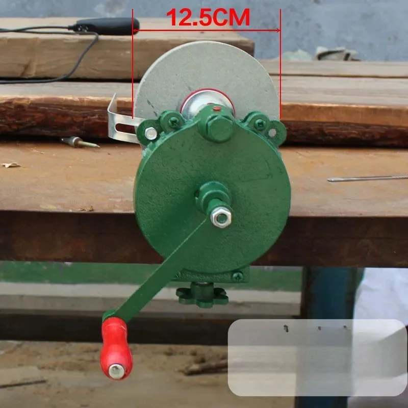 for Hand Crank Grinder Manual Knife Sharpener With Wheel Small Desktop Sharpening Machine