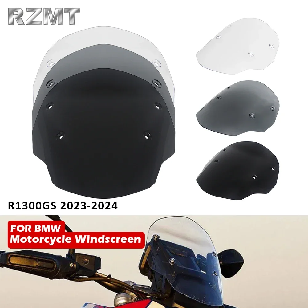 

RENZMOTO For BMW R1300GS 2023-2024 Motorcycle Accessories Acrylic Front Windshield Fairing Wind Screen Deflector