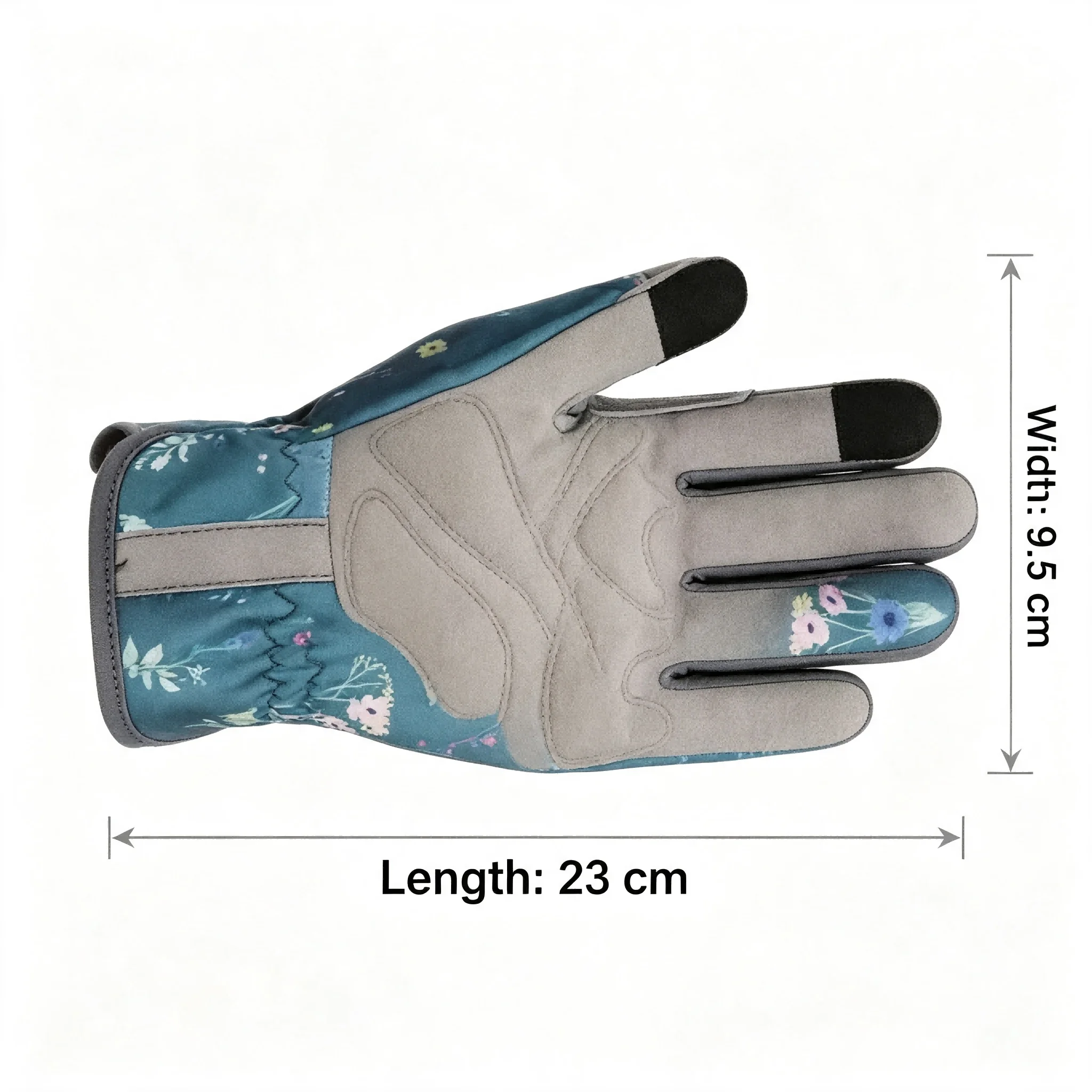 Microfiber gardening gloves with puncture resistant design and breathable structure for effective hand protection in garden work