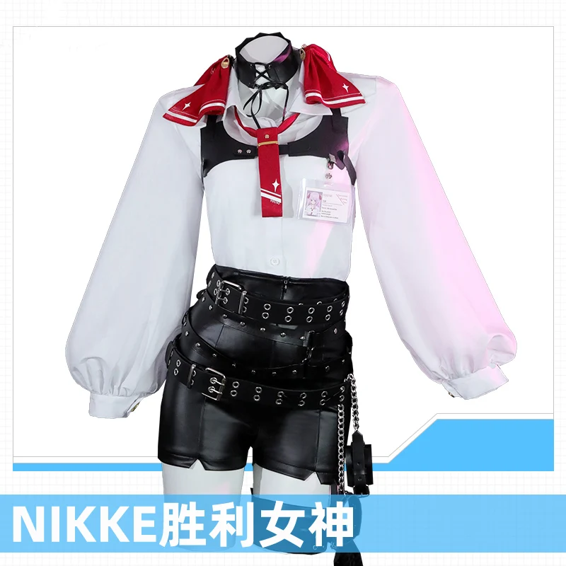 

COS-KiKi Anime NIKKE The Goddess Of Victory Yuni Game Suit Cosplay Costume Lovely Uniform Halloween Party Outfit Women XS-XXL