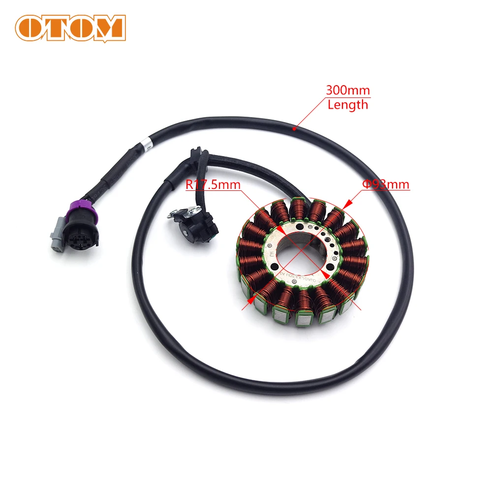 Motorcycle Stator Coil Magneto Generator Rotor Assy For Loncin YF300 Original Accessories Dirt Bike Engine Generator Charging