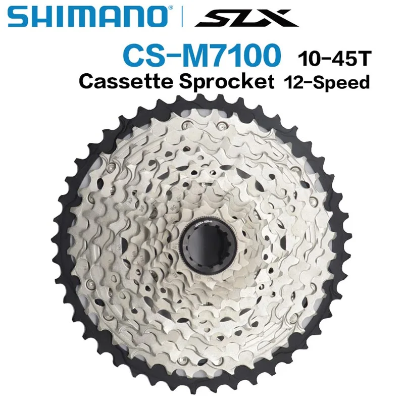 Shimano SLX CS M7100 Cassette 12 speed Freewheel Cogs Mountain