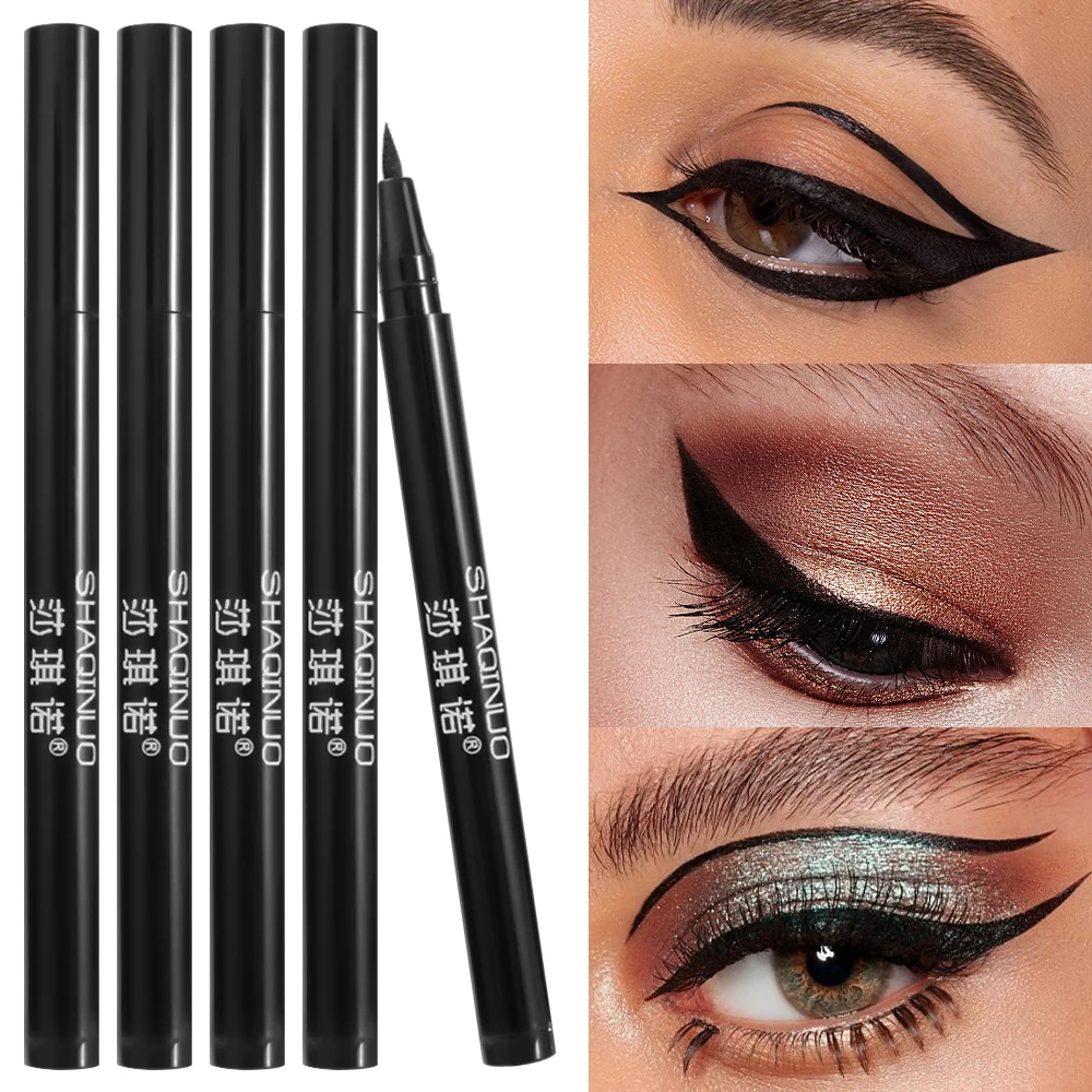 Eyeliner ultra-fin, lisse, gel 256 waterproof, liquide, maquillage, beauté des yeux, cosmétiques