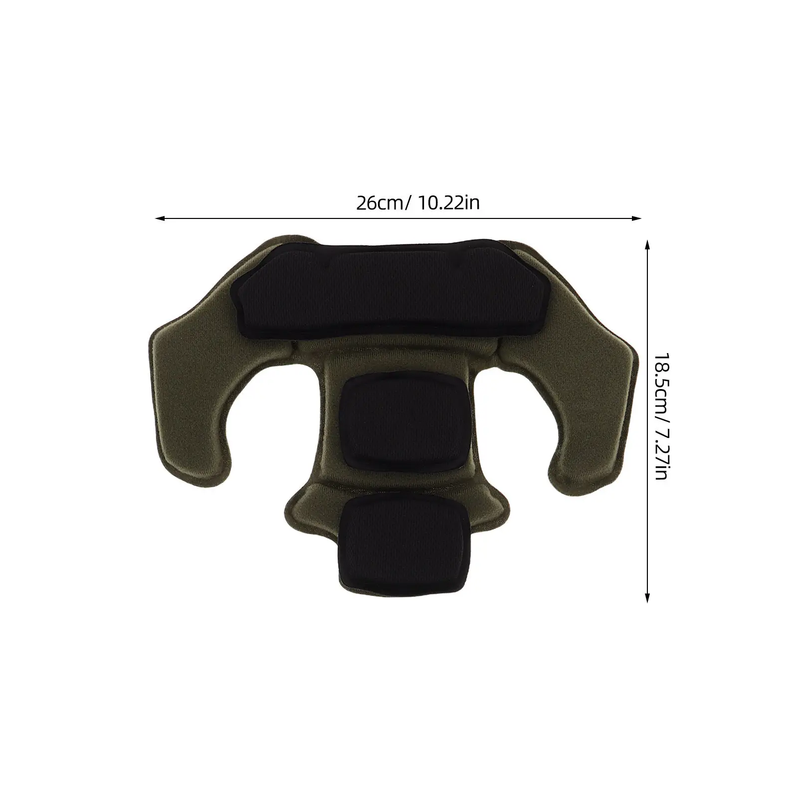 Lining Internal Memory Foam Pads Replacement Liner System Shock Absorption Comfort Padding Kit Breathable Anti-Slip
