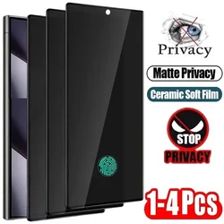 1-4PCS Anti Spy Screen Protector For Samsung A55 A54 A53 A33 A52 A32 A35 A34 A72 A12 A51 A13 A15 A05 A06 Privacy Tempered Glass