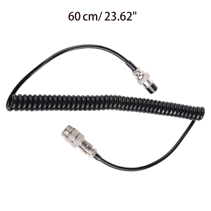 2024 New 4 Pin Plug Adapter for Uniden Midland Galaxy Stryker Ranger EX4 CB Ham 4 Pin Radio Microphone Extension Cord Cable