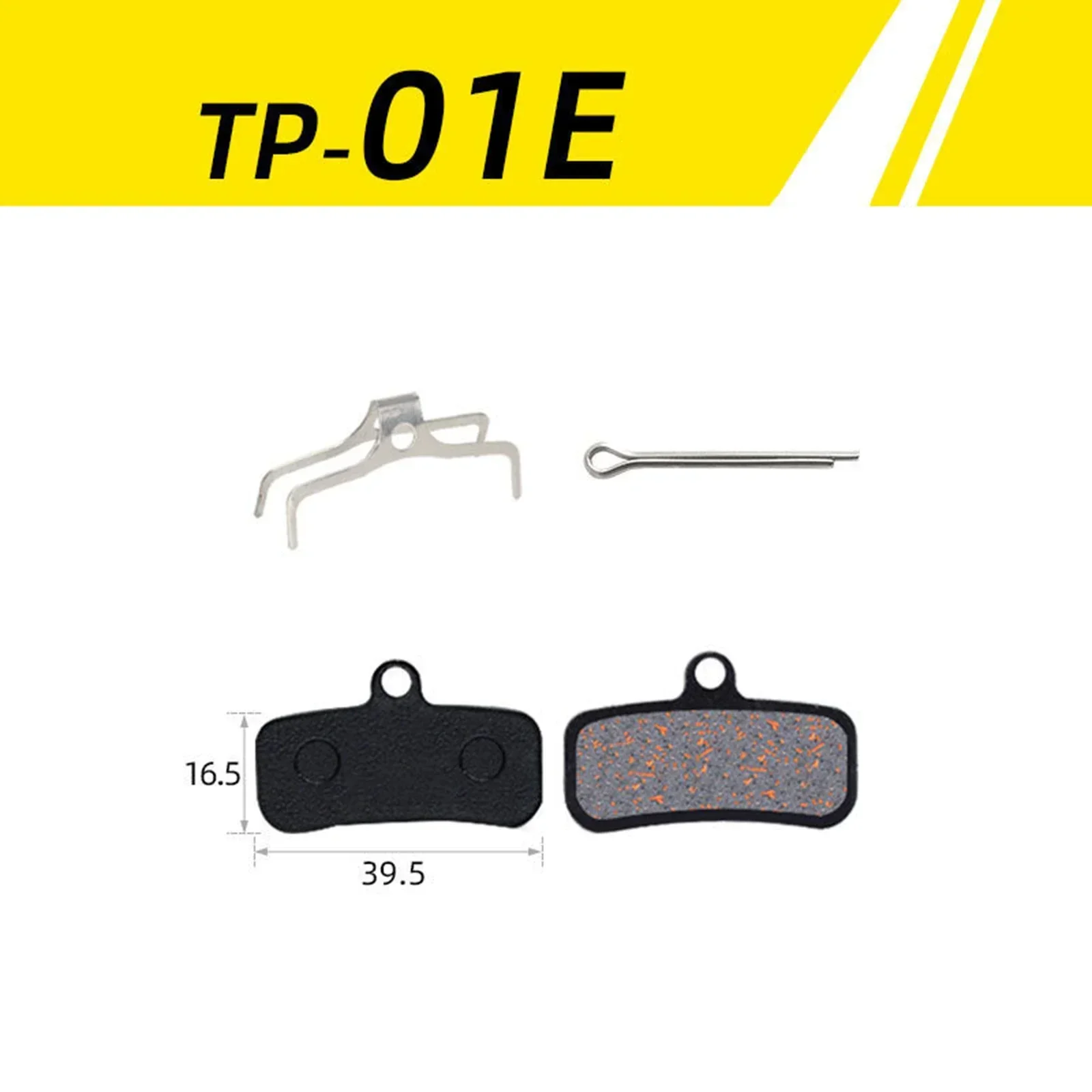 1Pair MTB Disc Brake Pads Mountain Bike Bicycle Metal Copper Fiber Disc Brake Pad For M446/355/395/BB5 TP-11A TP-07D TP-11E