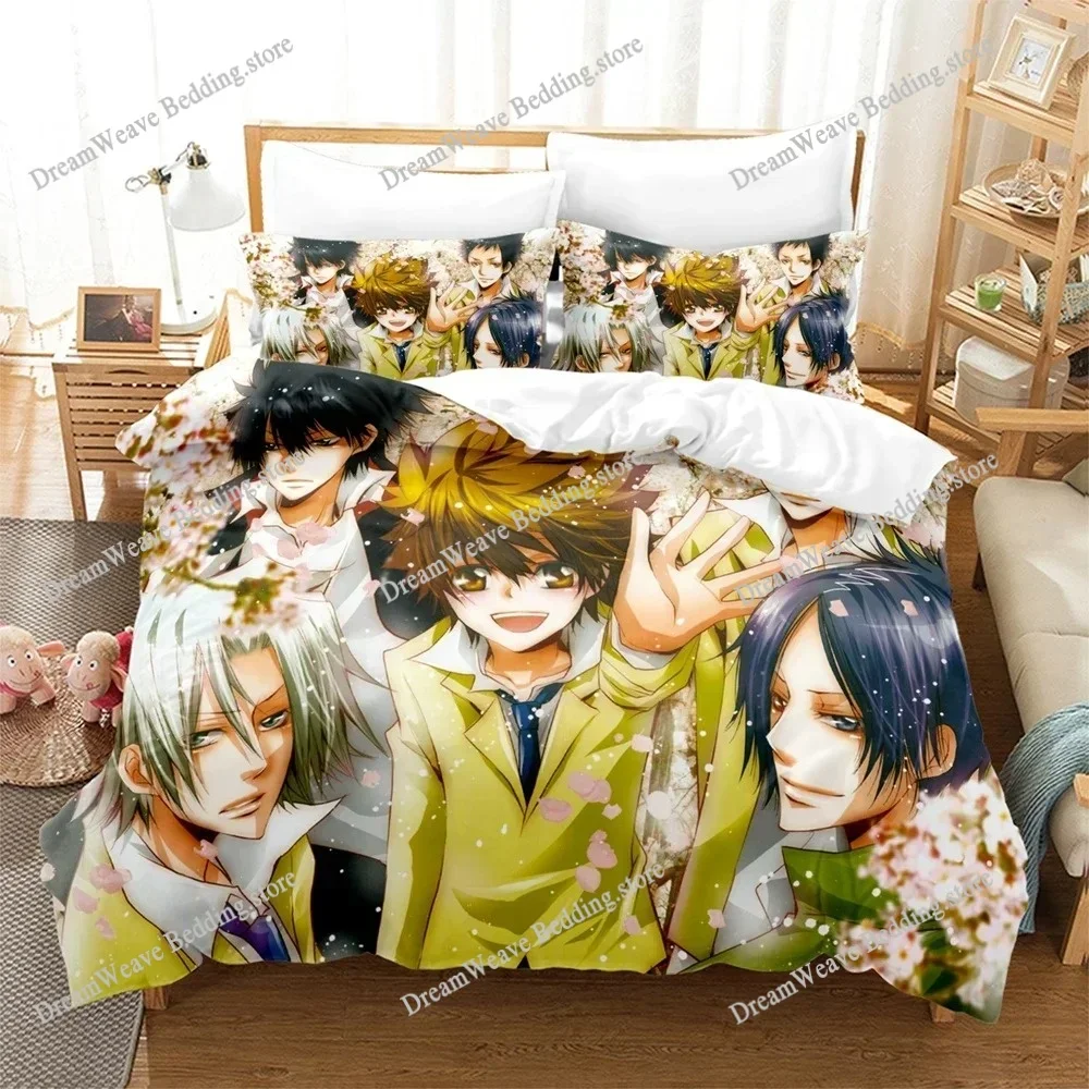 

3D The Family Teachers REBORN Tsuna Bedding Sets Duvet Cover Set with Pillowcase Twin Full Queen King Bedclothes Duvet Cover