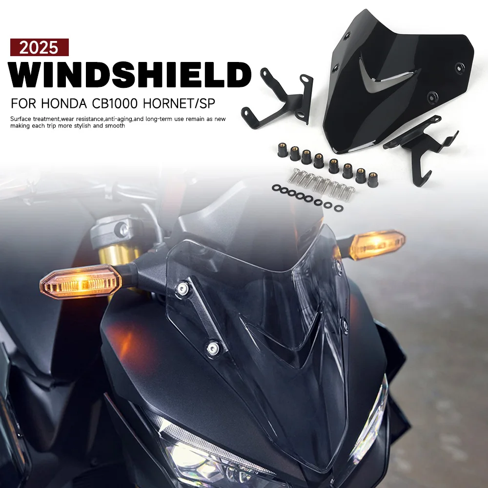 

Motorcycle Windshield For Honda CB1000 Hornet SP 2025 WindScreen Deflector Spoiler Touring Front Fairing Protective cover