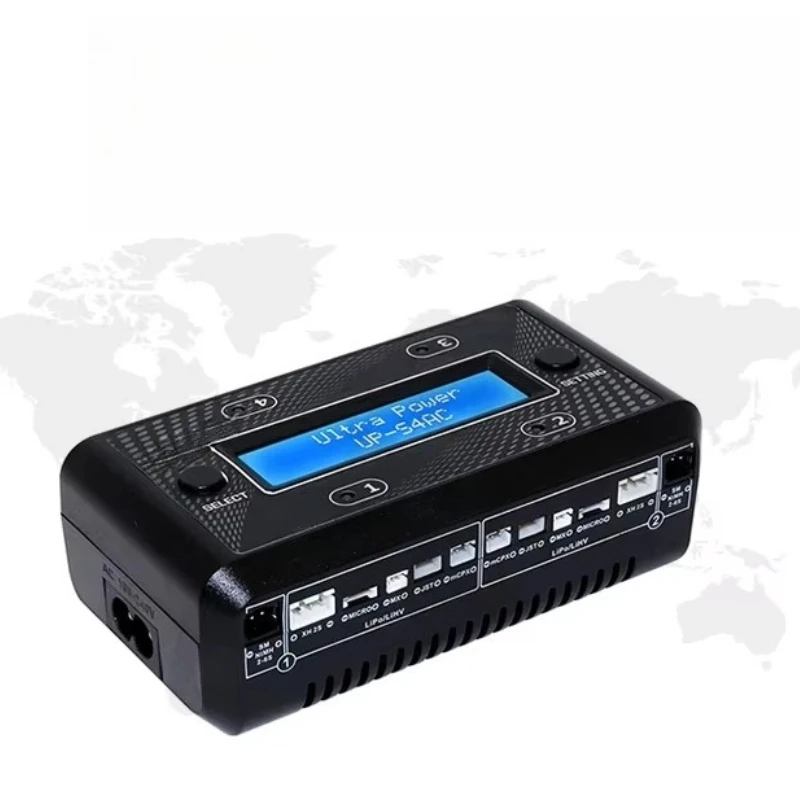 

1S 2S LiPo/LiHV/NiMH/NiCd Battery Charger Super Power UP-S4AC Quad Channel Charger