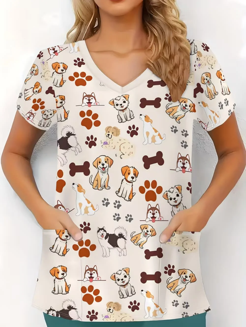 uniformes-cirurgicos-femininos-com-estampa-de-cachorro-para-veterinarias-blusas-de-enfermeira-da-moda-com-bolsos-roupas-medicas-com-decote-em-v-camisetas-femininas