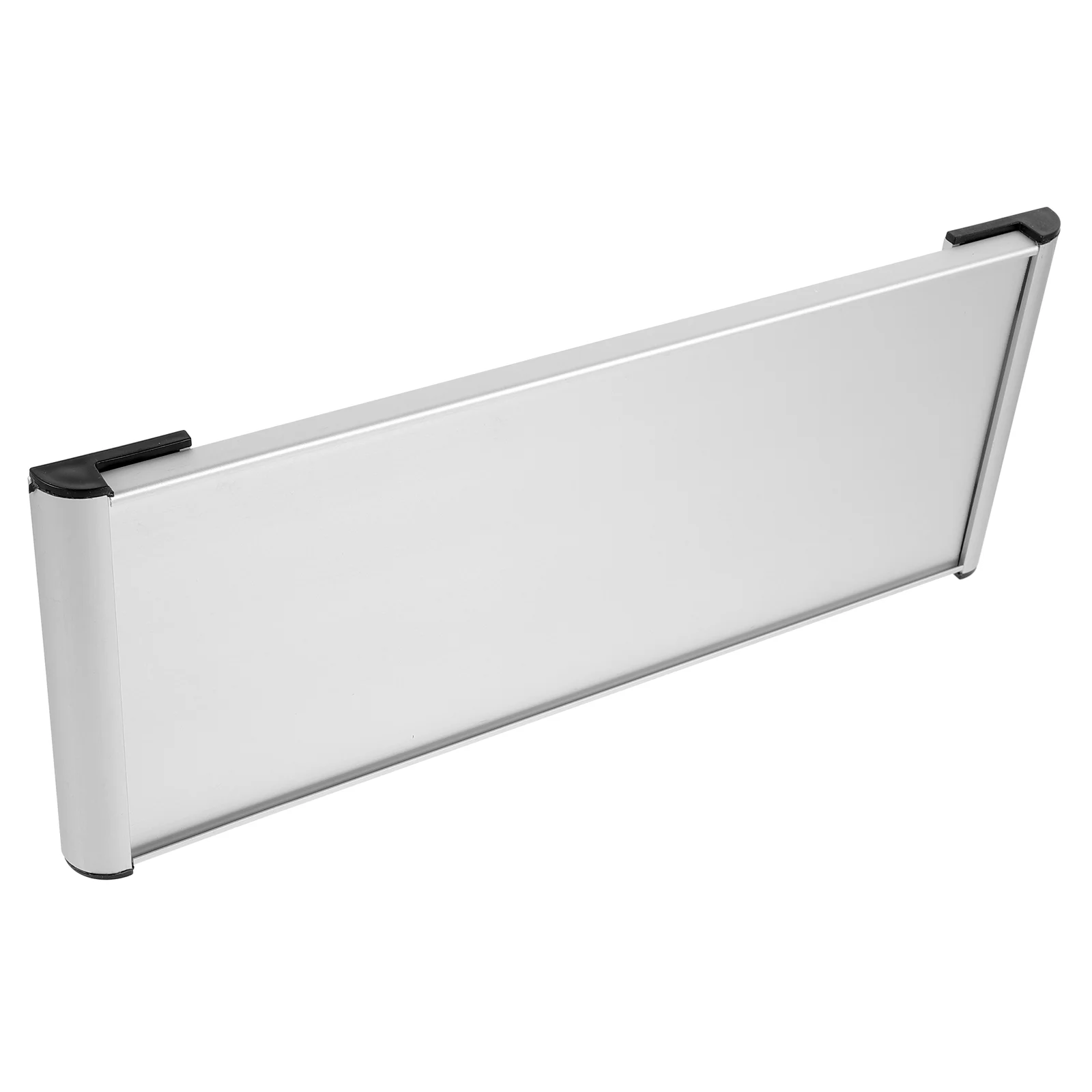Cubicle Name Plate Holders Business Office Blank Department Sign Nameplate for Door Metal Aluminum Alloy