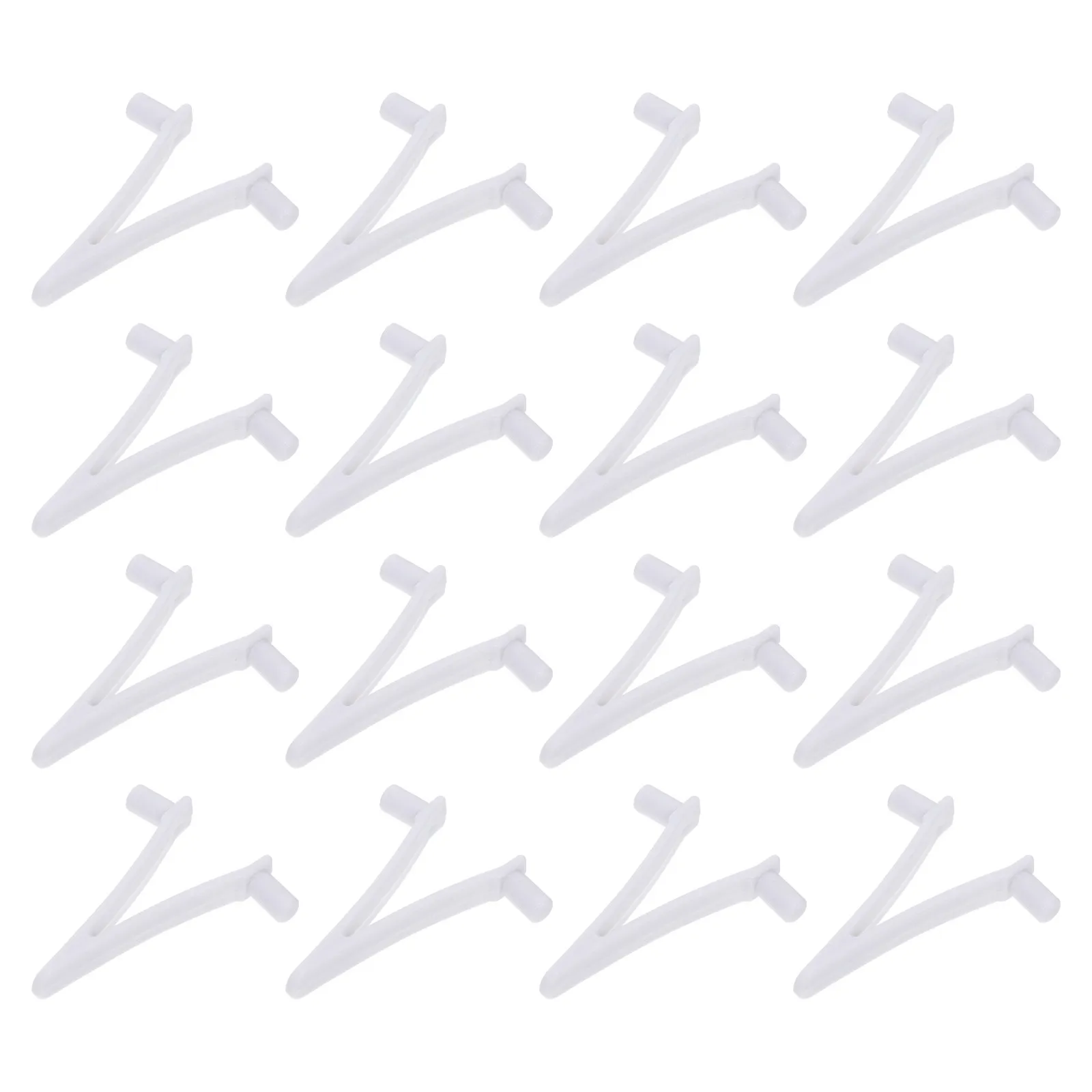 24Pcs V Clip for Pool Cleaning Tools Plastic V-Clips Compatible with Skimmer Net Handle Brush Vacuum Cleaner Pool Spa