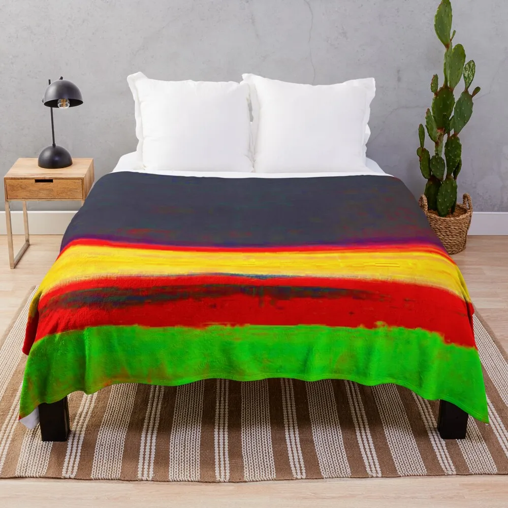 

Artwork by mark rothko Throw Blanket blankets ands Plaid on the sofa Blankets