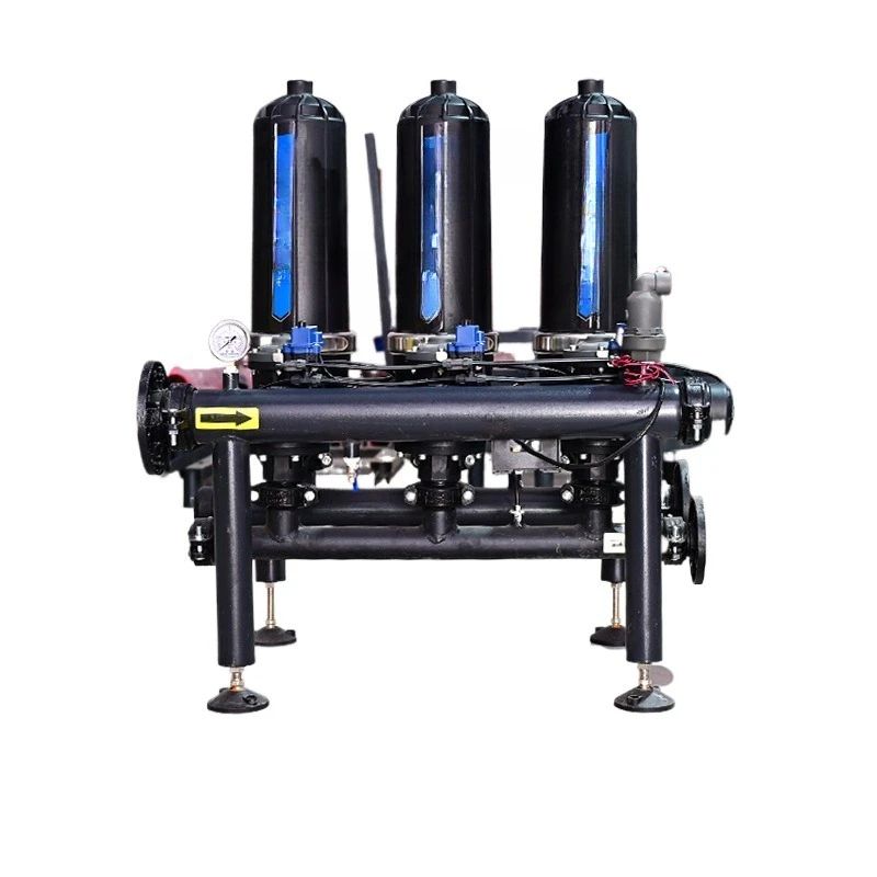 Backwash laminated filter Agricultural irrigation Fertilization mesh filter equipment set Automatic laminated filter