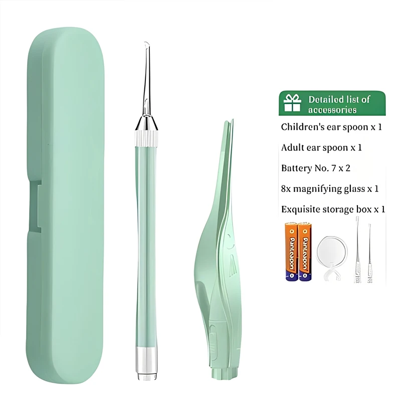 

Умный визуальный отоскоп-эндоскоп для чистки ушей с LED-подсветкой, USB-зарядка, инструмент для удаления ушной серы
