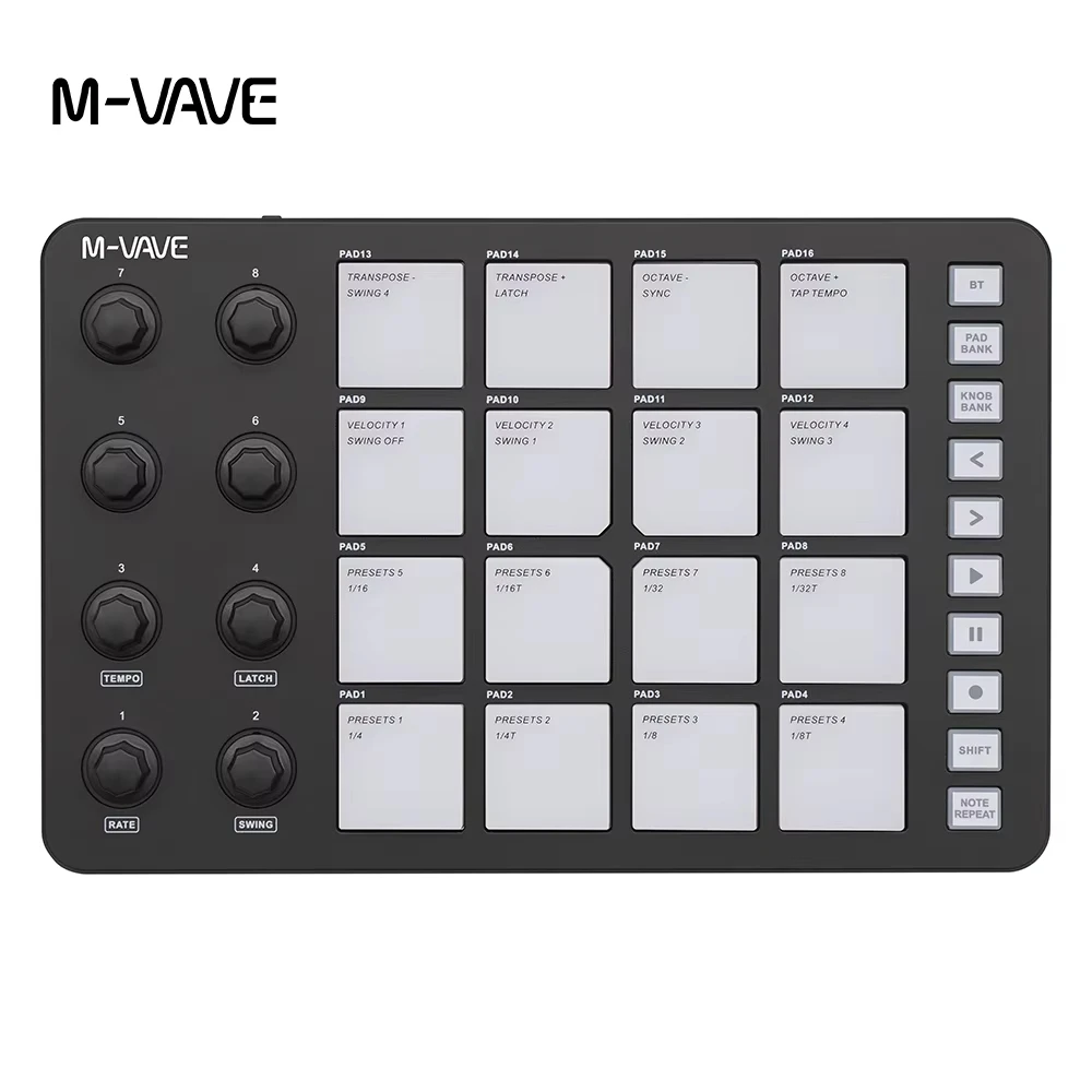 M-VAVE SMC-PAD Blac…