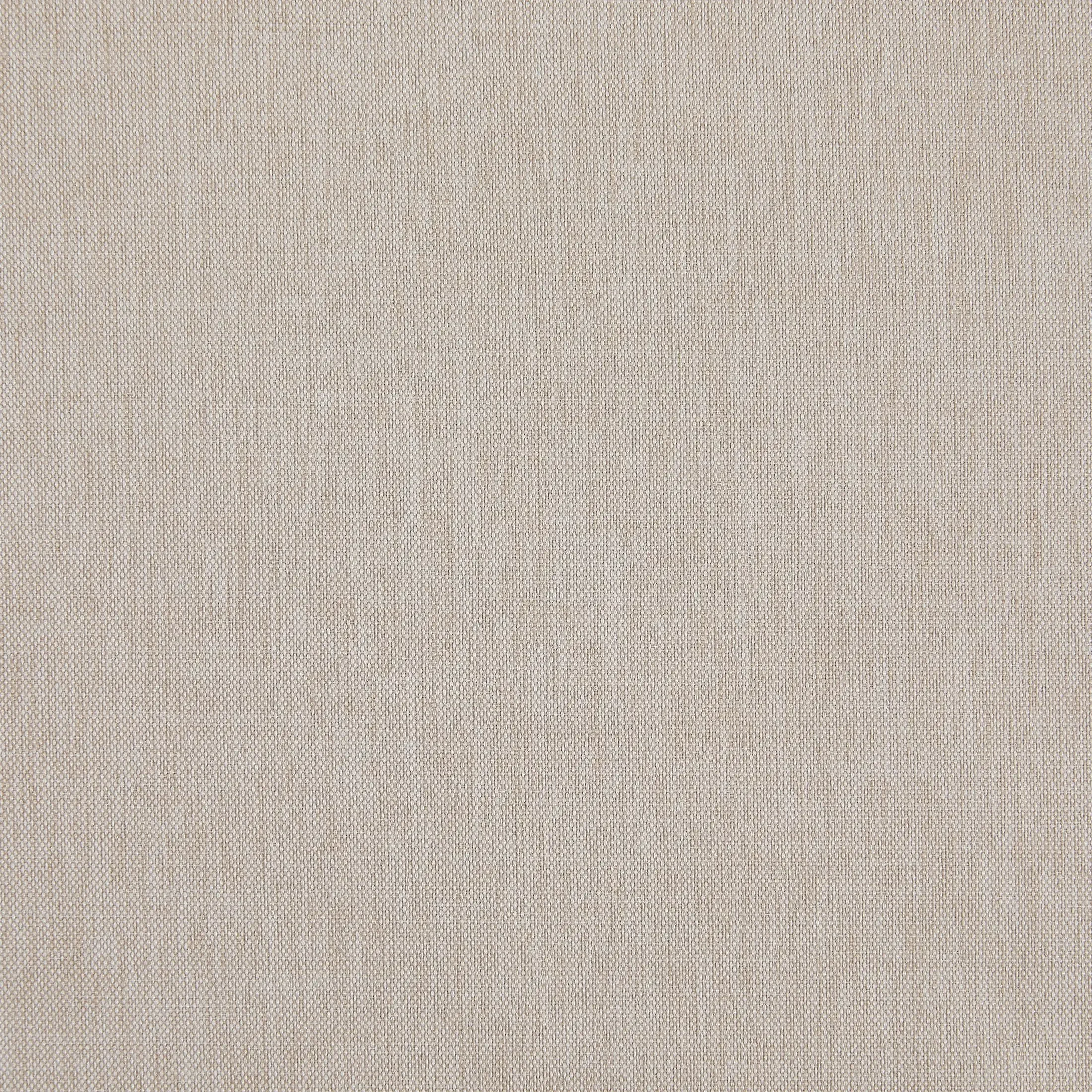 2-Piece Linen Look Beige Rod Pocket Blackout Curtain Set, 37 x 84