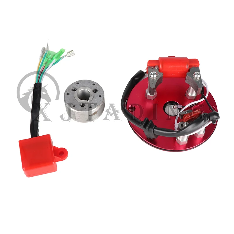 Motorcycle Performance Magneto Inner Rotor Kit Stator CDI For CRF50 110cc 125cc 140cc Pit Dirt Bike Scooter ATV Quad Bike Access