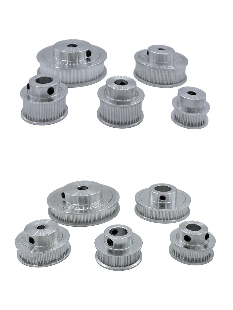 2GT Zahnriemenscheibe 16T 20T 30T 32T 36T 40T 48T 60T 80Zähne Bohrung 5/6/8/10/12mm Riemenbreite 6/10mm 3D-Drucker GT2 Zahnriemenscheibe – Detail 6