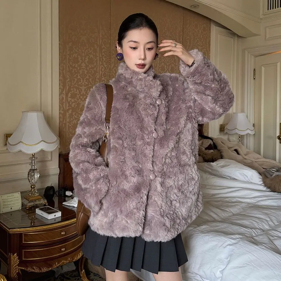 2026 Autumn and Winter Temperament Warm Women's Jacket Top