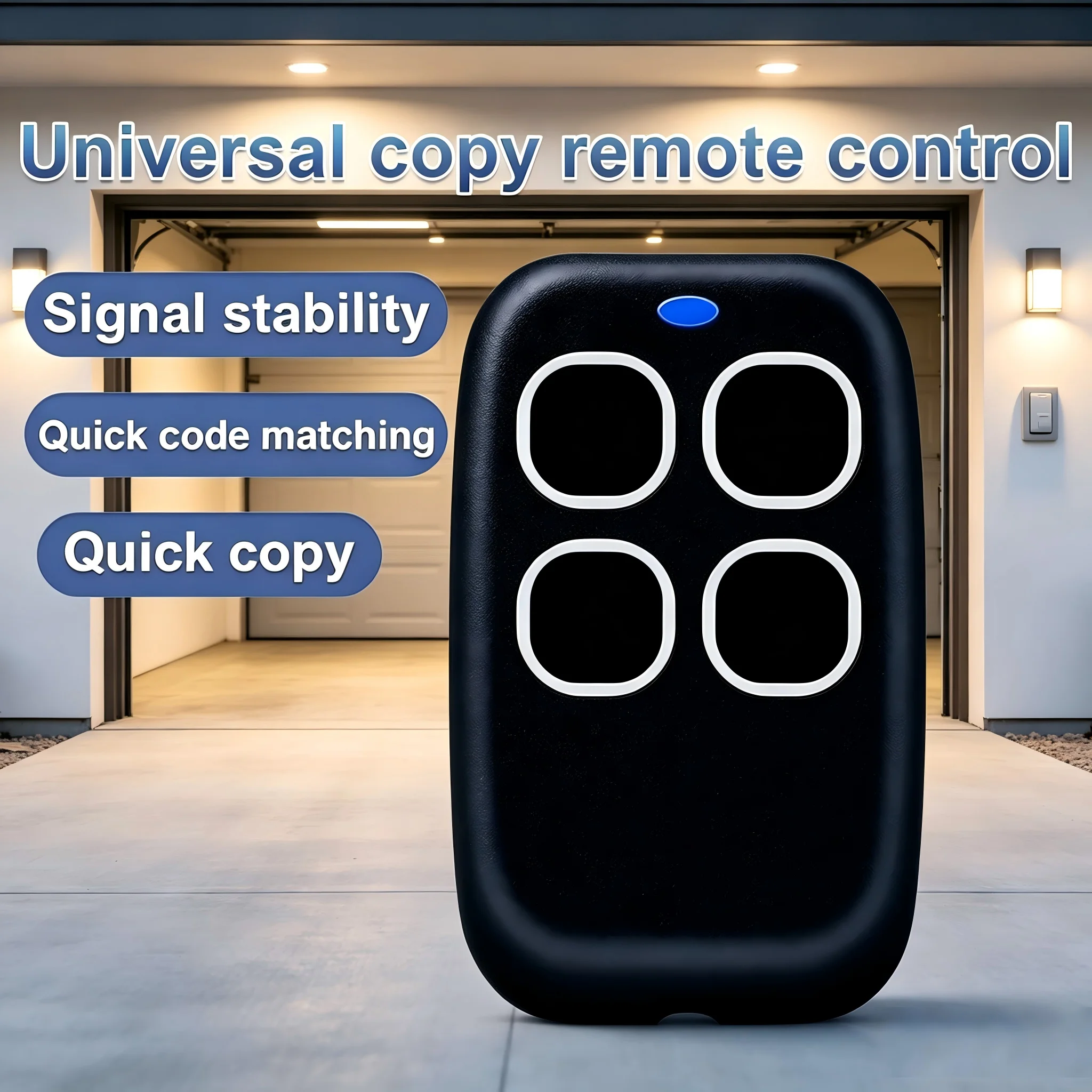 Universal Duplicator Garage Remote Controller Command Clone Self-copying Automation Gate 433Mhz Fixed Code 1pc