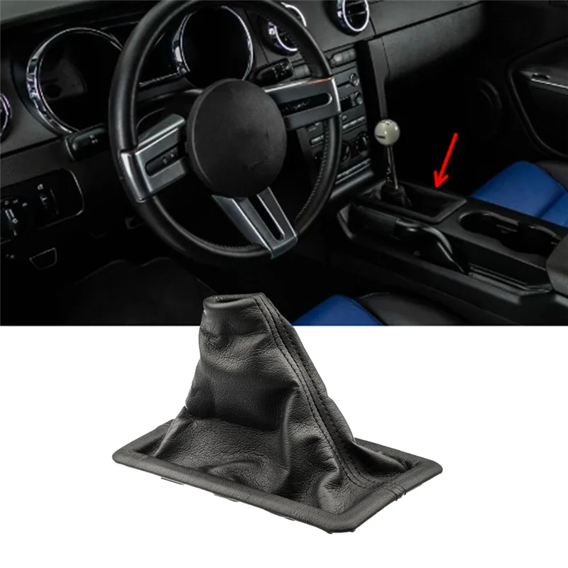 Copertura del bagagliaio del cambio della trasmissione manuale dell'auto 8R3Z-7277-AA per Ford Mustang 2005-2009 Accessori-L94A per avvio antipolvere del cambio