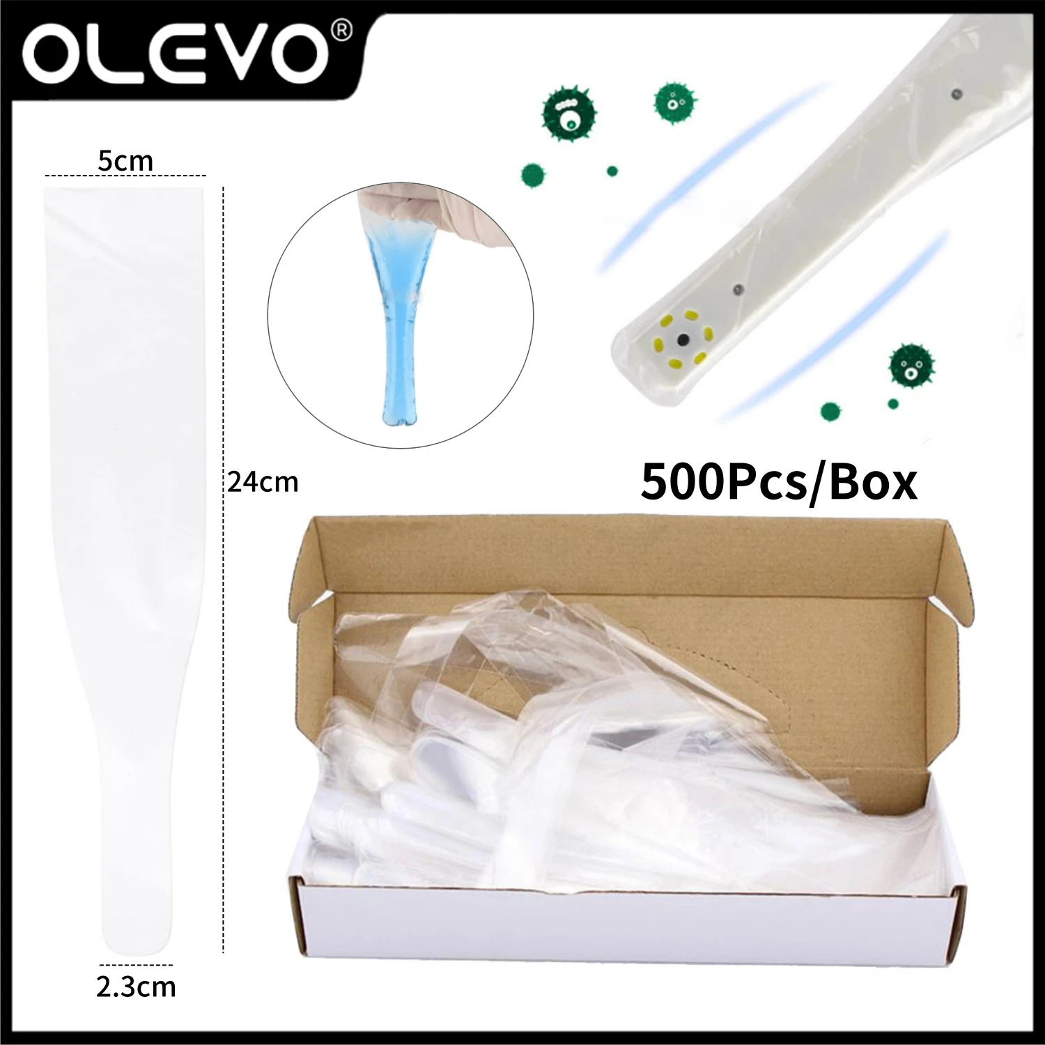 

500Pcs/Box Disposable Dental Intraoral Camera Sheath Endoscope Protective Film Sleeve Cover For Dentistry Lab Endoscope Handle
