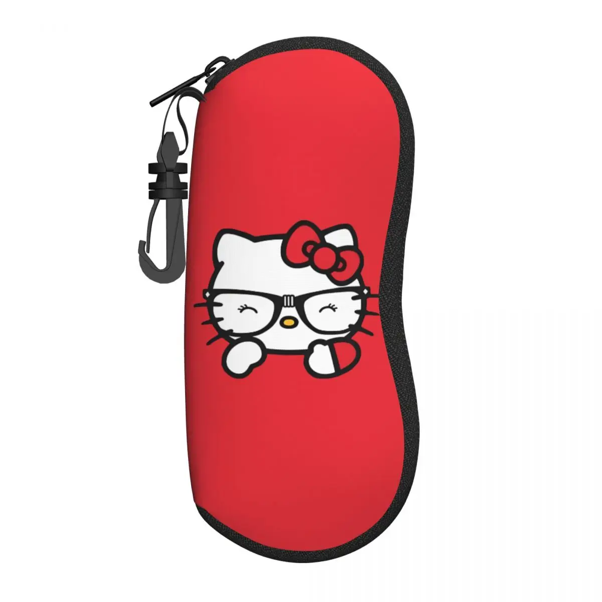 

Японский чехол для очков «Hello Kitty», унисекс, милый мультяшный кот, чехол для солнцезащитных очков, портативная коробка для очков, карманная защита для очков