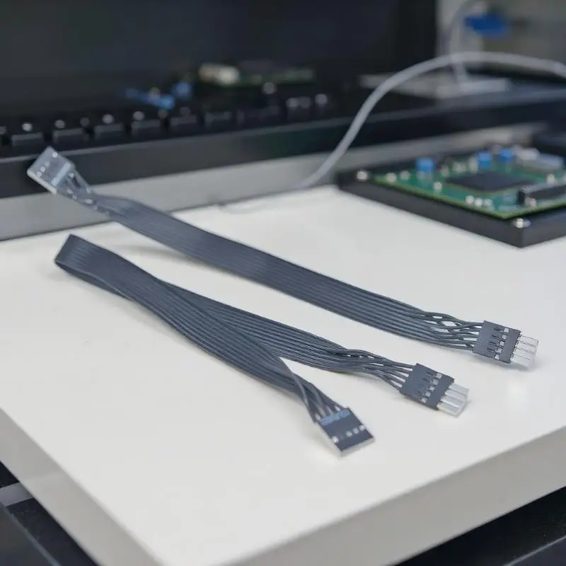DIY 9 ピン オス - メス延長ケーブル 20 センチメートル/30 センチメートル フロント USB 2.0 コンピューターマザーボードアクセサリー