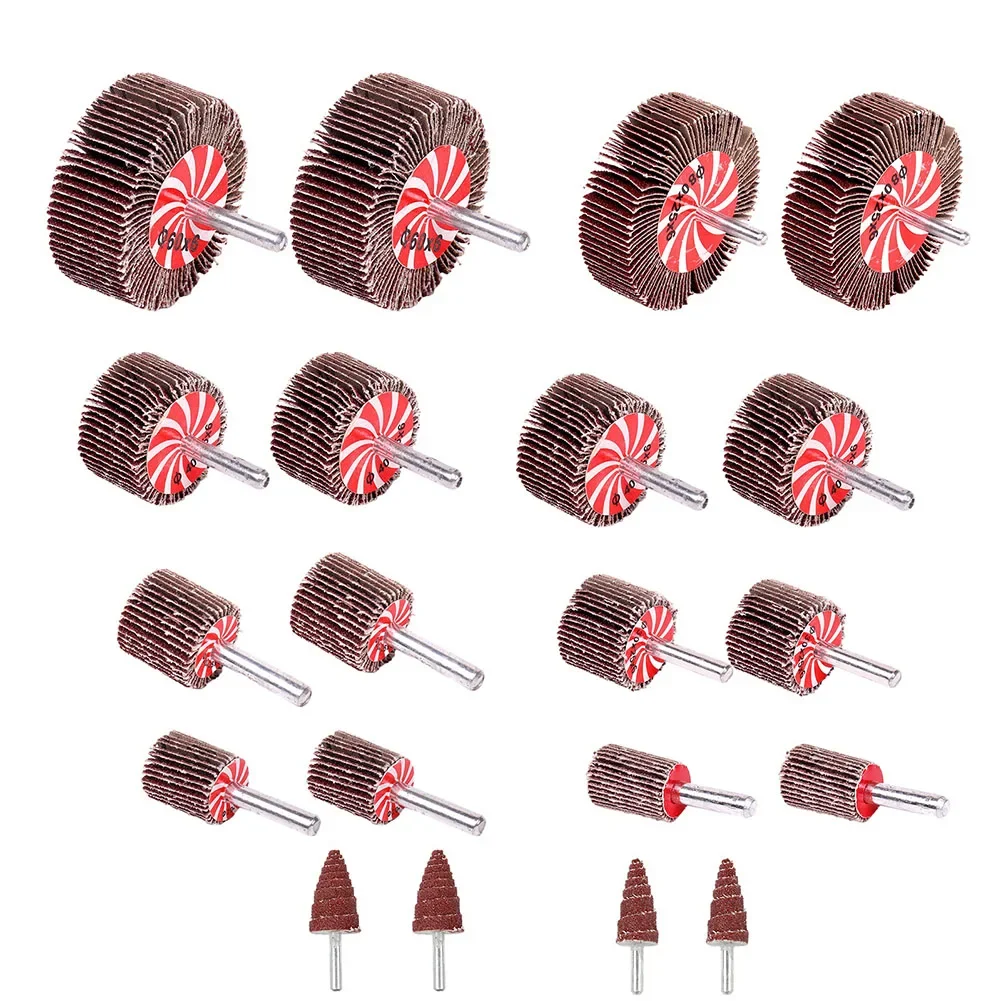 

Metal Woodworking Fan Grinder Set Sanding Metal 20 Pieces Set Abrasive Cloth Construction Deburring Wheels Flexible Design