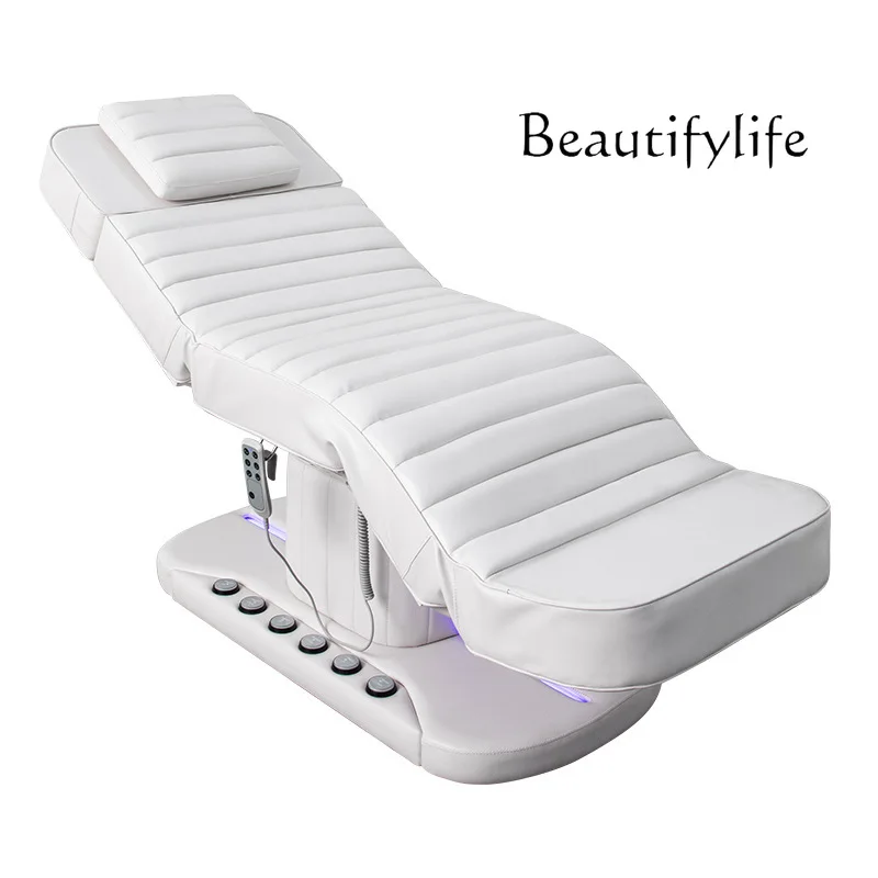 Electric beauty bed Eyelash beauty salon Electric foot control lifting Face management bed Massage micro-adjustment