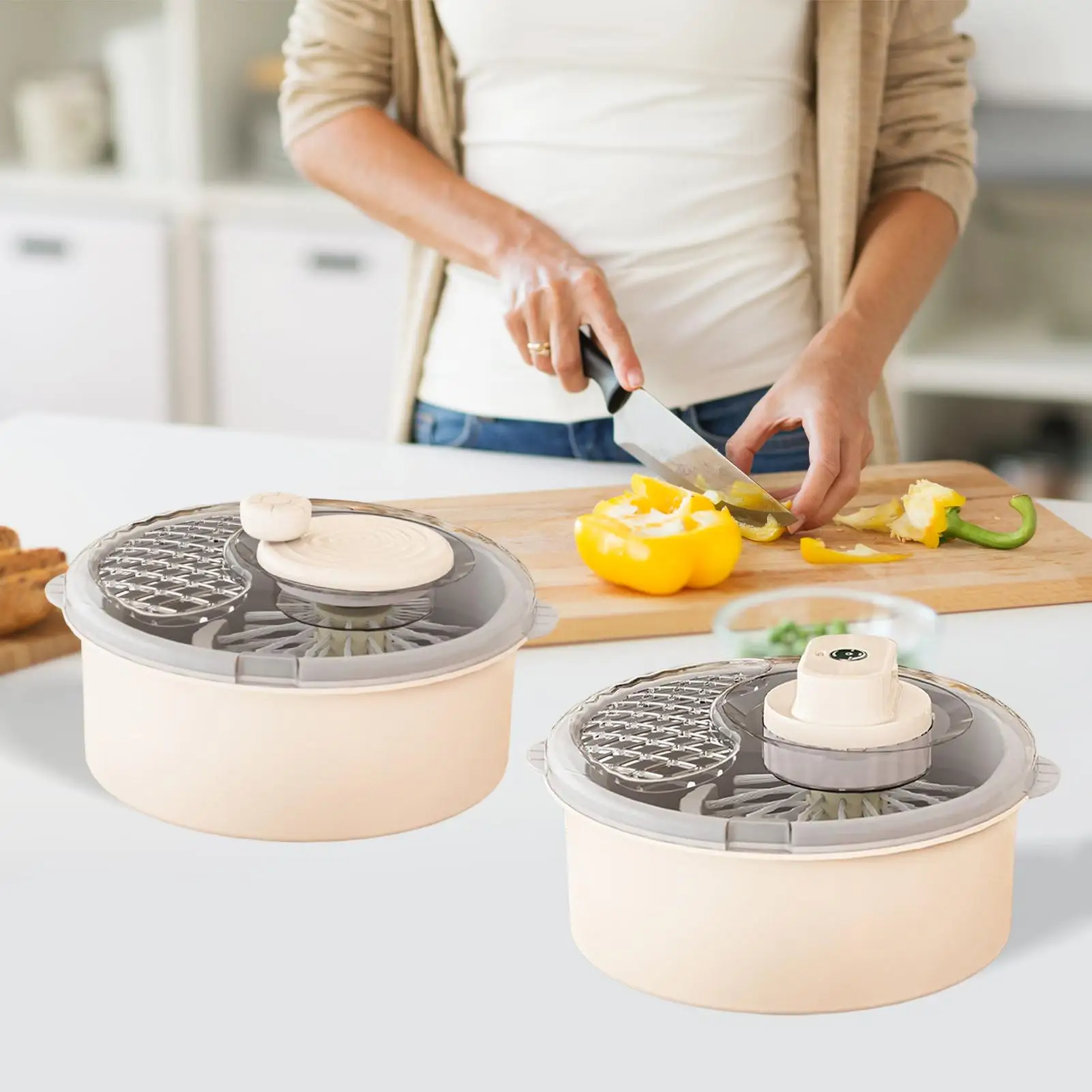 Vegetable Spinner Food Dryer Fruit Washer For Meal Prep Berry Produce Kitchen Food Lettuce Salad Strawberry