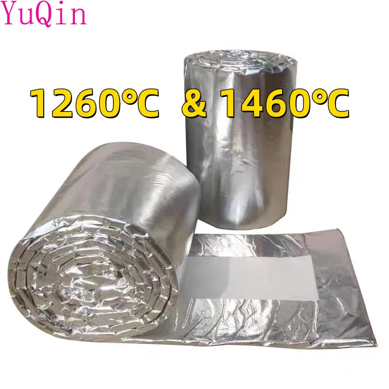 4 models Aluminum Silicate Needle Blanket Ceramic Fiber 1260 1460℃ High Temperature Boiler Insulation Cotton Blanket