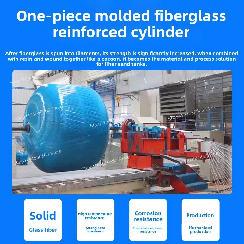 Sand Filter for Swimming Pool, Spa, Fish Pond – Quartz Sand Filtration System for Water Circulation & Purification