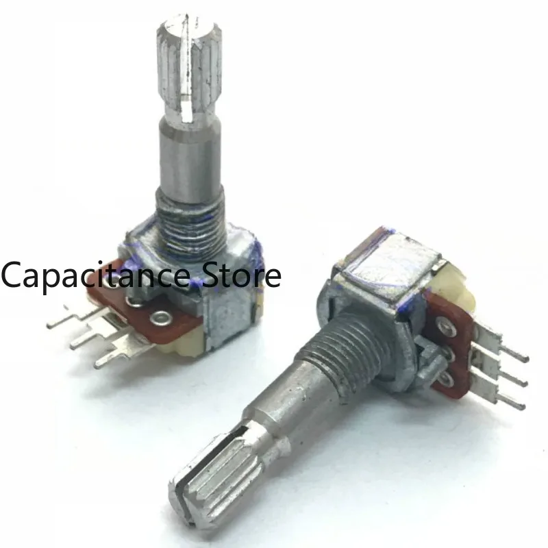 5PCS Precision potentiometer single link W100K with midpoint power amplifier, left and right balance volume