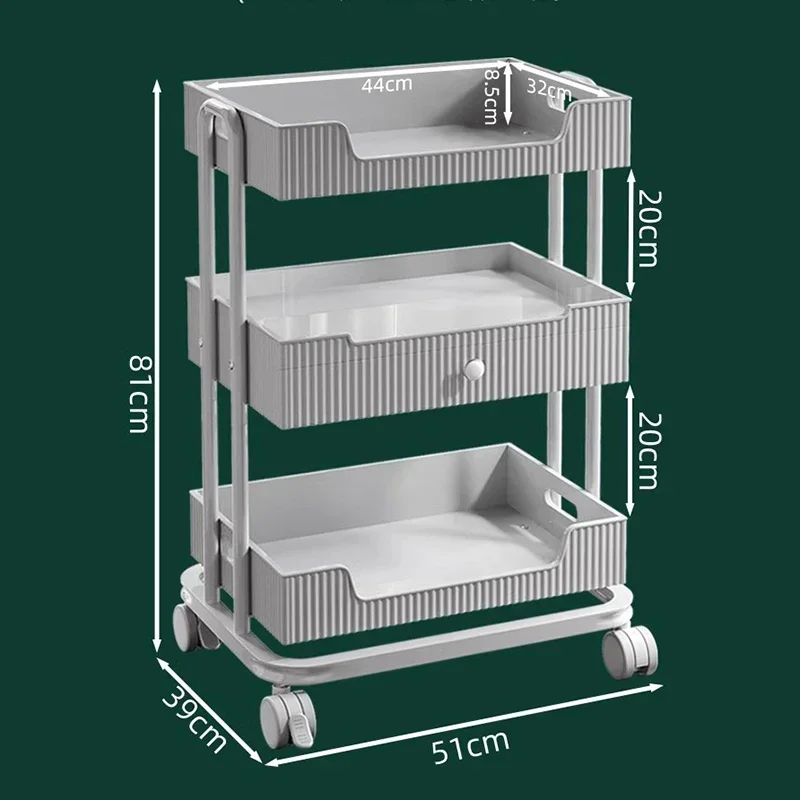 Hairdressing Salon Trolley Delivery Beauty Nails Organizer Cart Wheels Hair Trolley Carrello Estetista Barbering Equipment