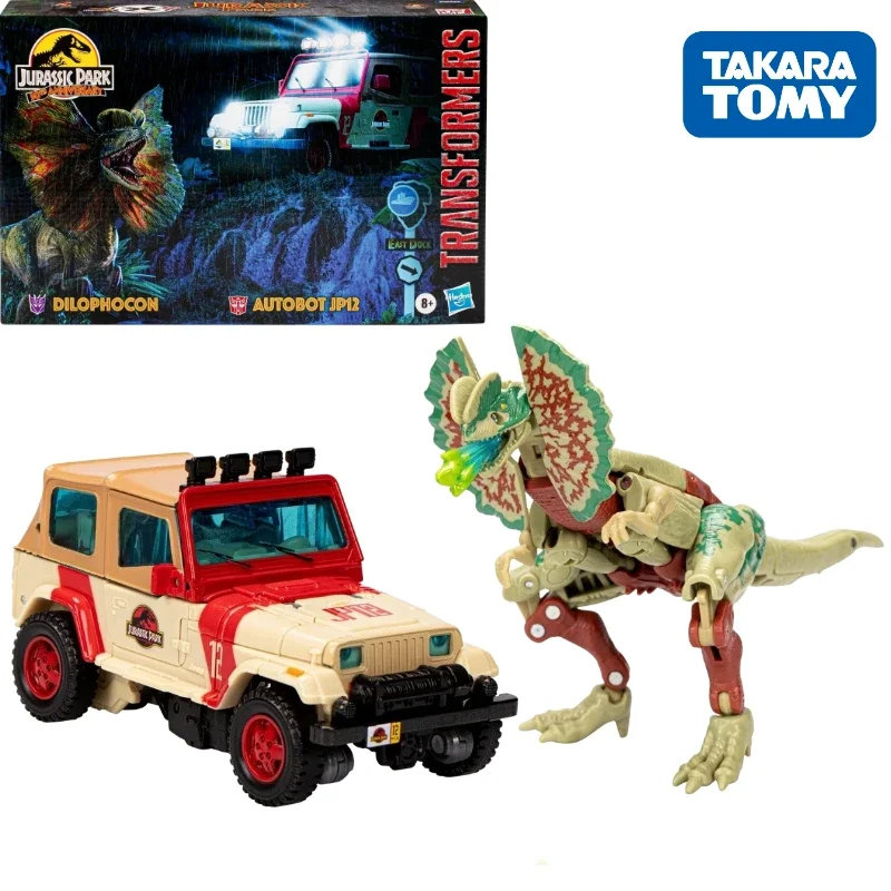 

In Stock Takara Tomy Transformers G Series Linkage Jurassic Park Dilophosaurus&JP12 Robot Anime Action Model Toys Gift