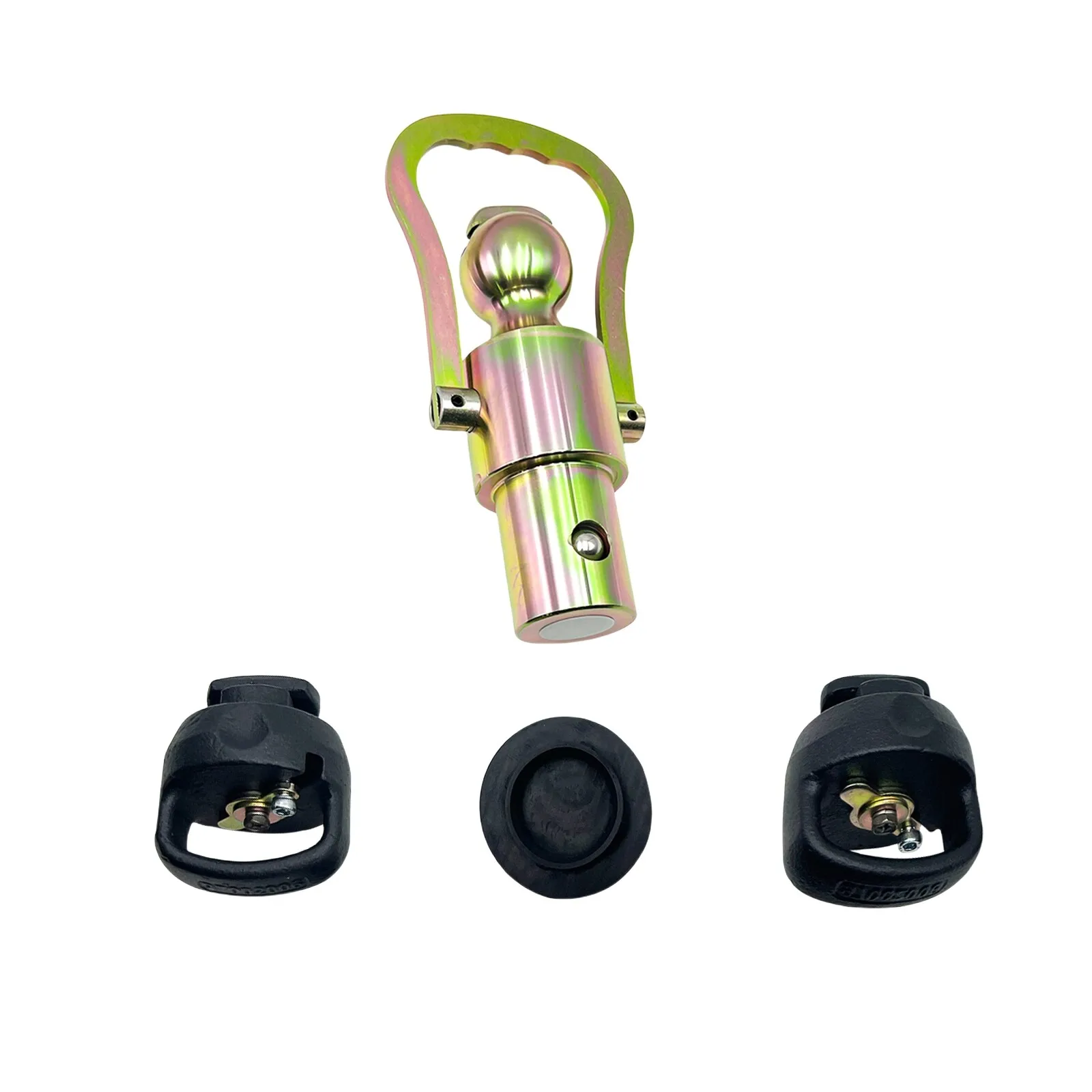 

ZOOMKEY GNXA2062 Ball & Safety Chain Kit Fits for Ram Underbed Gooseneck Trailer Hitch