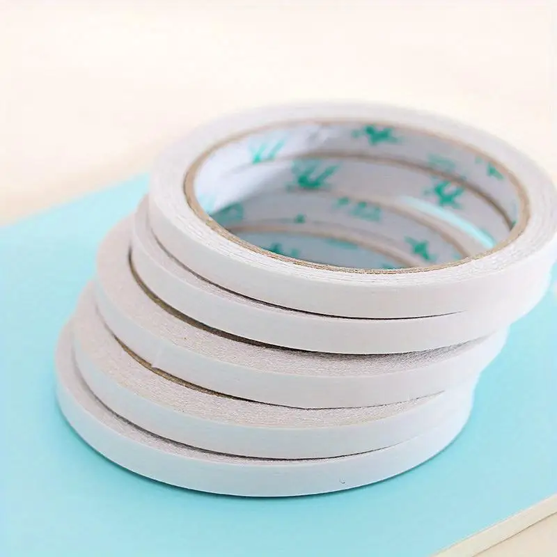 5 Rolls10m  Double Sided Adhesive Tape Double-Side Craft Tape For Card Making DIY Crafts  Office School Stationery Supplies